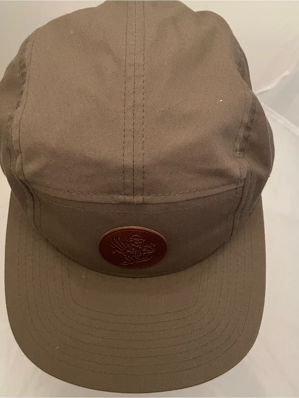 Ski Butlers Adjustable 5-Panel Cap with Leather Patch - Picture 3 of 8